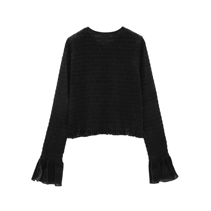 楽天市場】クラネ CLANE シャーリング デザイン ブラウス SHIRRING