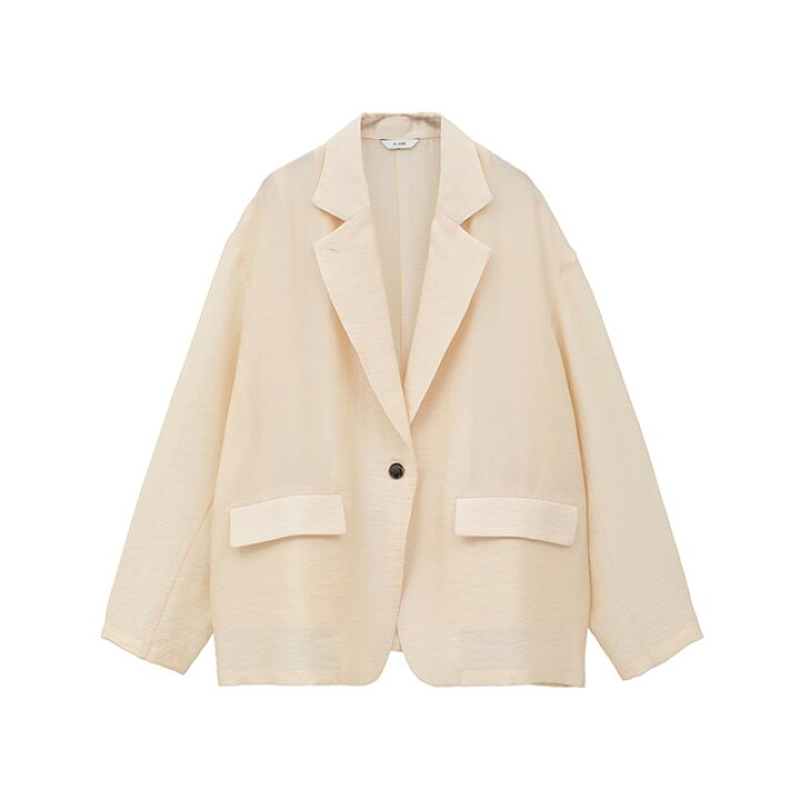 楽天市場】クラネ CLANE シアー テーラード シャツ SHEER TAILORED  