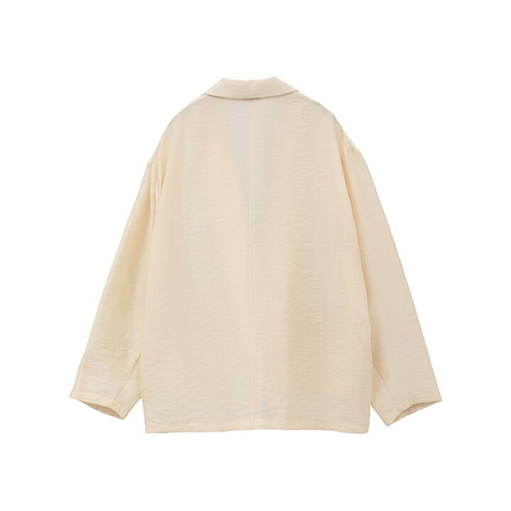 楽天市場】クラネ CLANE シアー テーラード シャツ SHEER TAILORED 