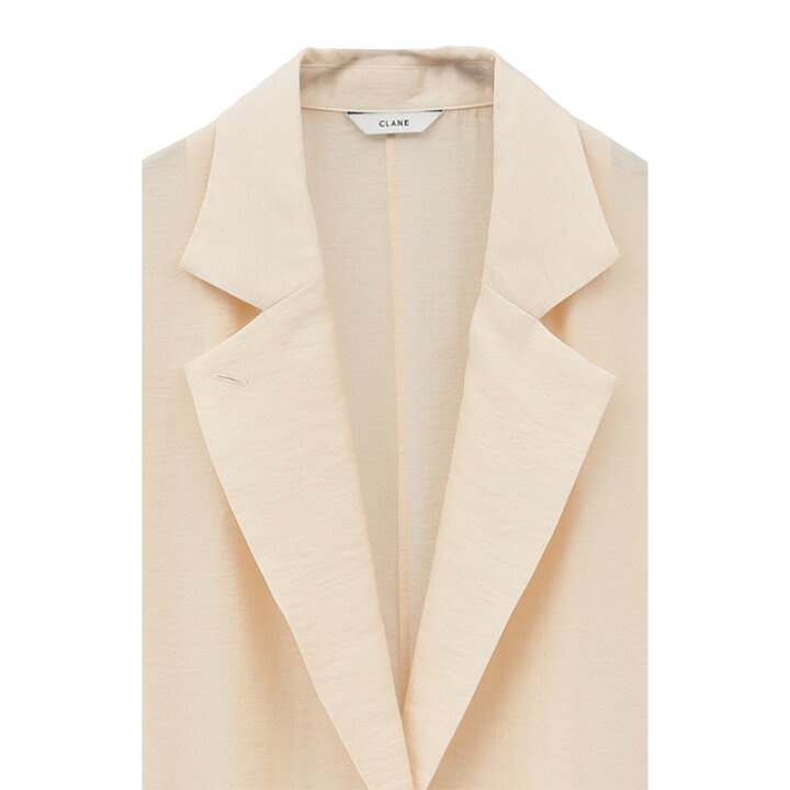 楽天市場】クラネ CLANE シアー テーラード シャツ SHEER TAILORED 
