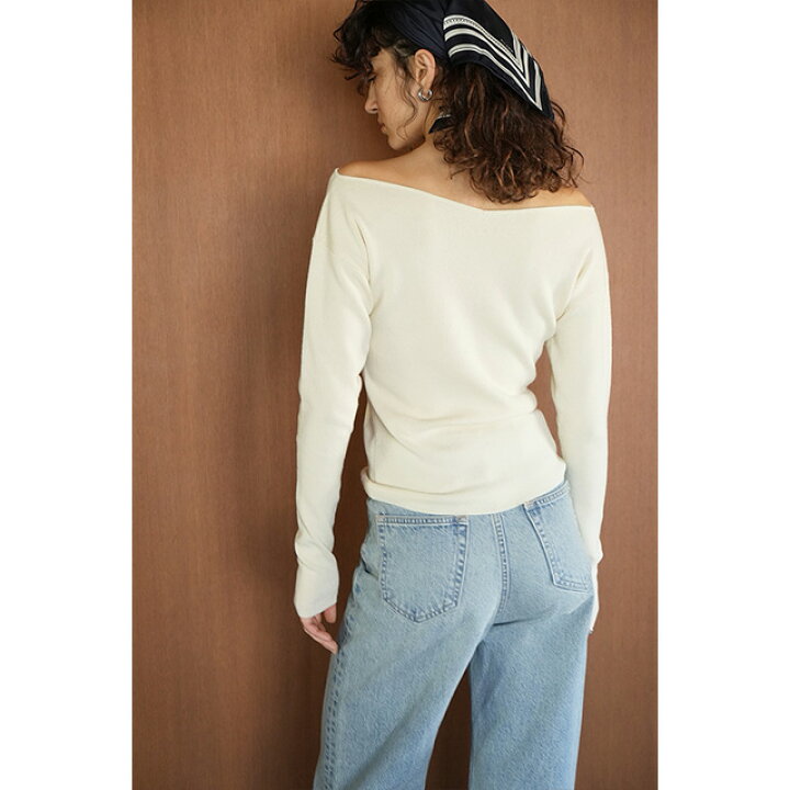 楽天市場】クラネ CLANE 2ウェイ V ネック ニットトップス 2WAY V NECK 
