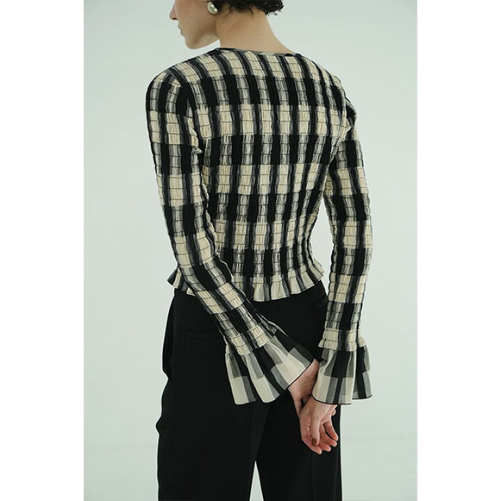 楽天市場】クラネ CLANE シャーリング デザイン ブラウス SHIRRING 