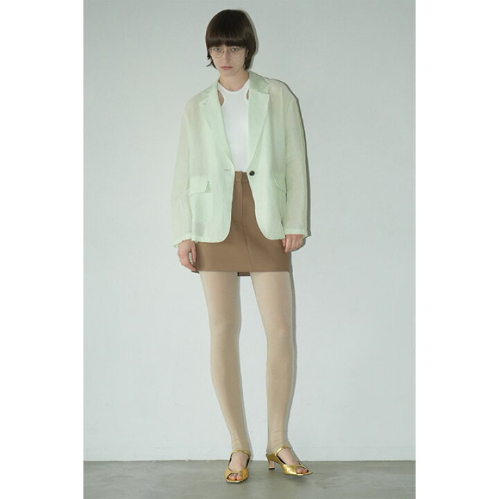 楽天市場】クラネ CLANE シアー テーラード シャツ SHEER TAILORED 