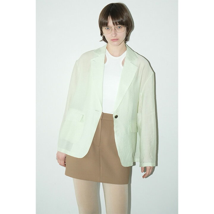 楽天市場】クラネ CLANE シアー テーラード シャツ SHEER TAILORED 