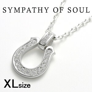 VpV[Iu\E N2313SLD 2.0mm GNXg[WbNXz[XV[y_gw/LG_C+XNGA`F[ VCj[ Vo[ Extra Large Lux Horseshoe Pendant w/LG Dia + Square Chain Shiny Silver 