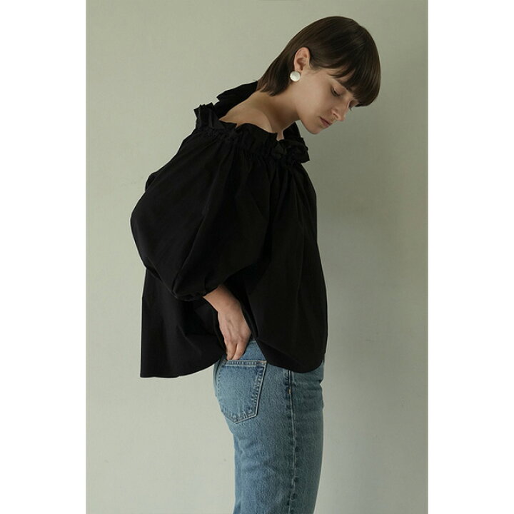 楽天市場】クラネ CLANE 2ウェイ パフ ネック トップス 2WAY PUFF NECK 