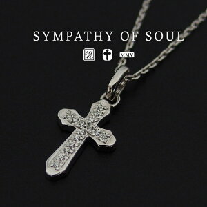 �V���p�V�[�I�u�\�E�� �l�b�N���X �X���[�X�N���X M 1.6mm 45cm �`�F�[�� �Z�b�g �V���o�[ �L���[�r�b�N�W���R�j�A sympathy of soul Smooth Cross M Necklace Silver w/CZ �����Y ���f�B�[�X �y�A �V���v�� �V