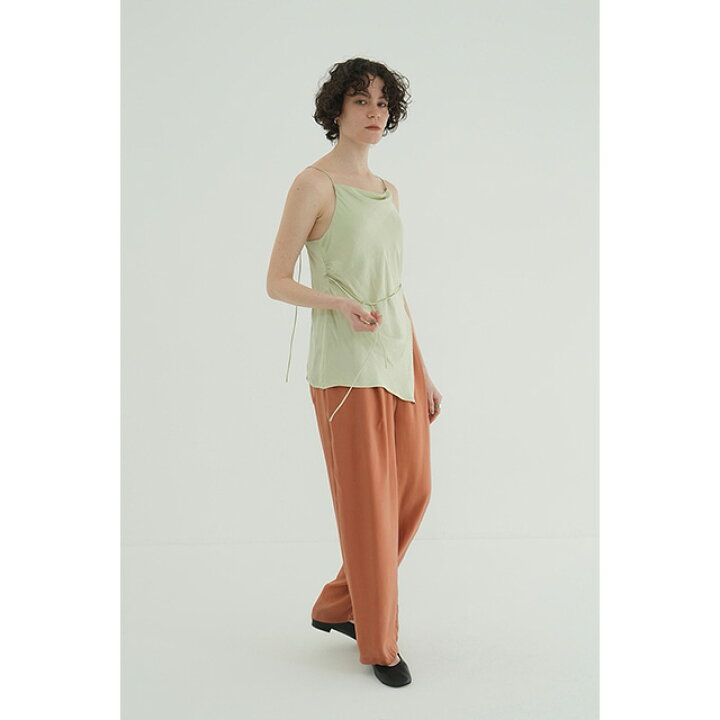 楽天市場】クラネ CLANE ドレープ サテン キャミソール トップス DRAPE 