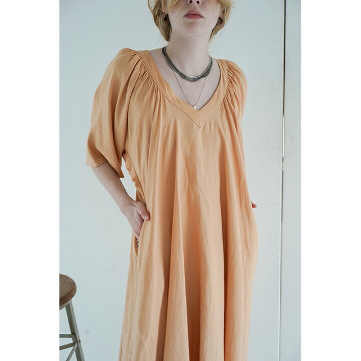 楽天市場】クラネ CLANE リネン レーヨン Vネック ワンピース LINEN 