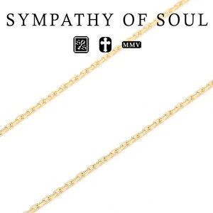 VpV[Iu\E C1204Y8 1.3mm K18 CG[S[h XNGA `F[ sympathy of soul K18Yellow Gold 0.42 Square Chain lbNX`F[ AWX^[ Y fB[X ANZT[ v[