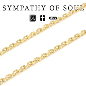 VpV[Iu\E C1502Y8 2.2mm K18 CG[S[h XNGA `F[ sympathy of soul K18Yellow Gold 0.7 Square Chain lbNX`F[ AWX^[ Y fB[X ANZT[ v[g