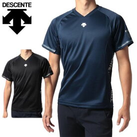 バレーボール ウェア デサント DESCENTE ユニセックス 男女兼用 半袖 Tシャツ メンズ レディース バレー ママさんバレー ミニバレー 練習着 部活 DVUUJA50 バレーボールプラクティスシャツ