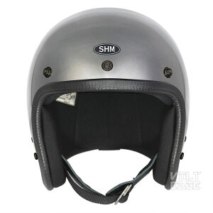 SHM Lot-505 ジェットヘルメット ベアメタル ガーニッシュトリム 日本製 SG規格