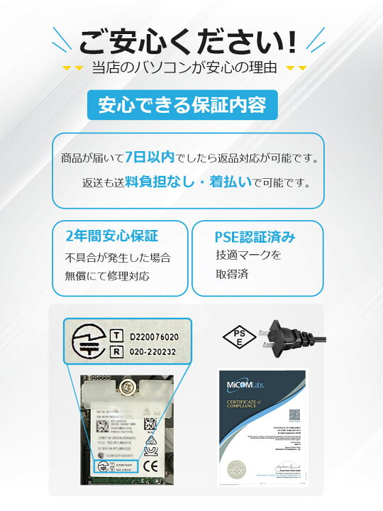 楽天市場】デスクトップパソコン Windows11 Office付き パソコン 新品 