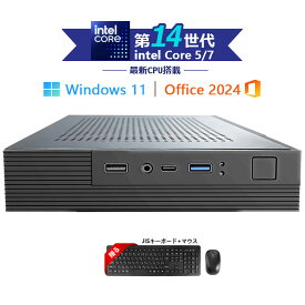 デスクトップパソコン ミニPC Windows11 パソコン Office付き 新品｜インテル 第14世代 Core 5-220H Core 7-240H Core i3-4170｜ SSD 128GB～1TB｜メモリ 8~32GB｜ 小型 タワー型 ミニタワー mini 安い 高性能 本体のみ 高スペッ 初期設定済み