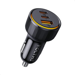 _|Cg20{I^VOLTME  VK[\Pbg m[gpc [d 65W USB J[`[W[ 3 RZg usb-c ^Cvc PD }[d ԗp[d 3|[g 12V 24VΉ 24{g 3A RpNg ^ iPhone