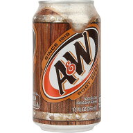 炭酸 飲料 ソフトドリンク ルートビア A&W 355ml×24本 ゆうパック