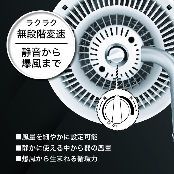 楽天市場】ボルネード サーキュレーター45畳 DCモーター 無段階変速 