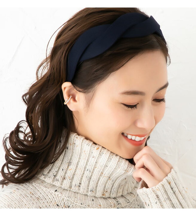 楽天市場 ネコポス送料無料 カチューシャ 大人 幅広 ヘアバンド ヘアアクセサリー ヘアーバンド ヘアアクセ ターバン風 ツイスト まとめ髪 リブ ワイド 結婚式 パーティー 二次会 痛くない ブラック 黒 白髪隠し Jewelvox ジュエルボックス