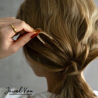 かんざし 簪 二本差し U字 コーム ヘアピン ヘアアクセ メタル スジ入り 夜会巻き 盛り 使い方 簡単 盛り…