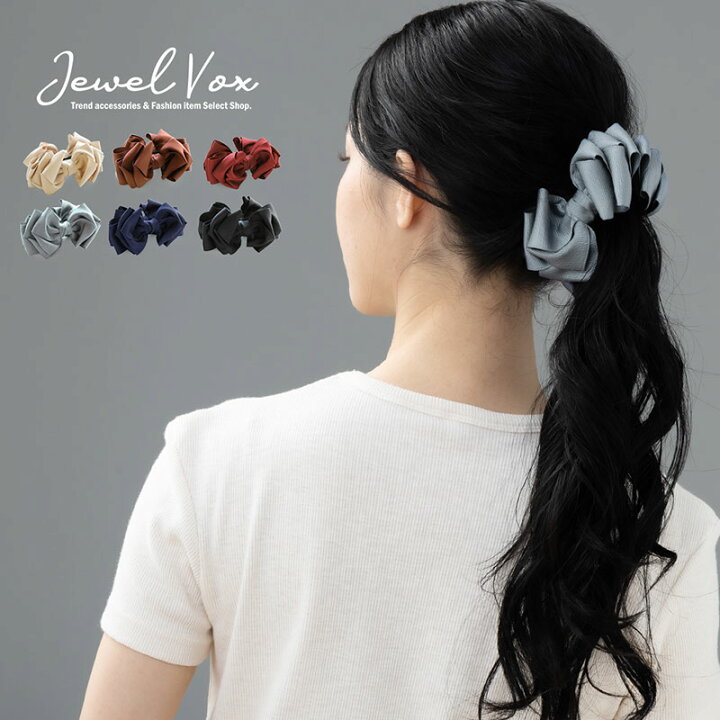 楽天市場 ネコポス送料無料 バナナクリップ ヘアクリップ ヘアアクセサリー リボン グログラン まとめ髪 立体 しっかり 大きめ シンプル 結婚式 パーティー 大人 上品 仕事 オフィス 黒 By B9 Jewelvox ジュエルボックス