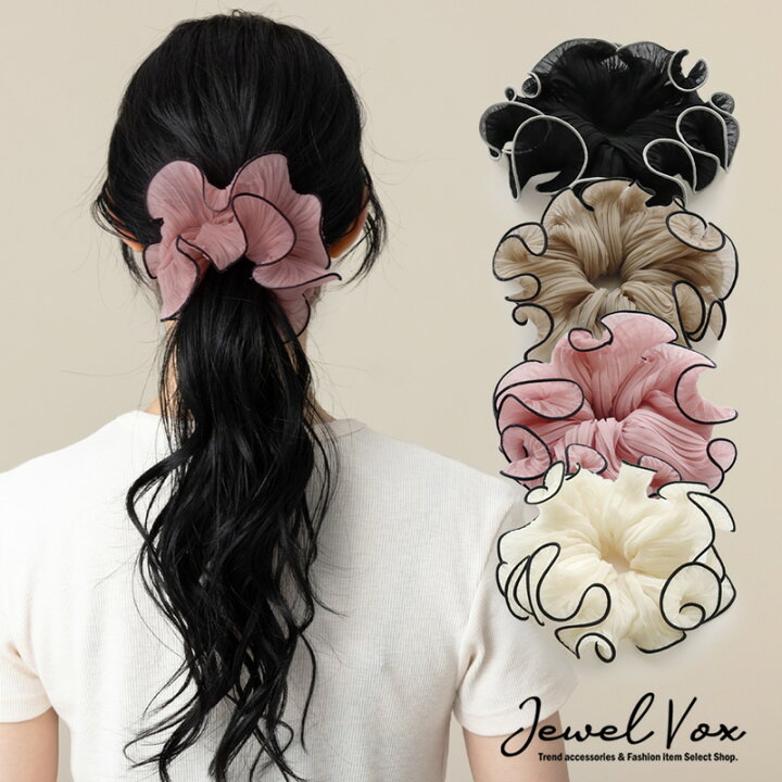 楽天市場】【メール便送料無料】 シュシュ ヘアゴム ヘアアクセ  