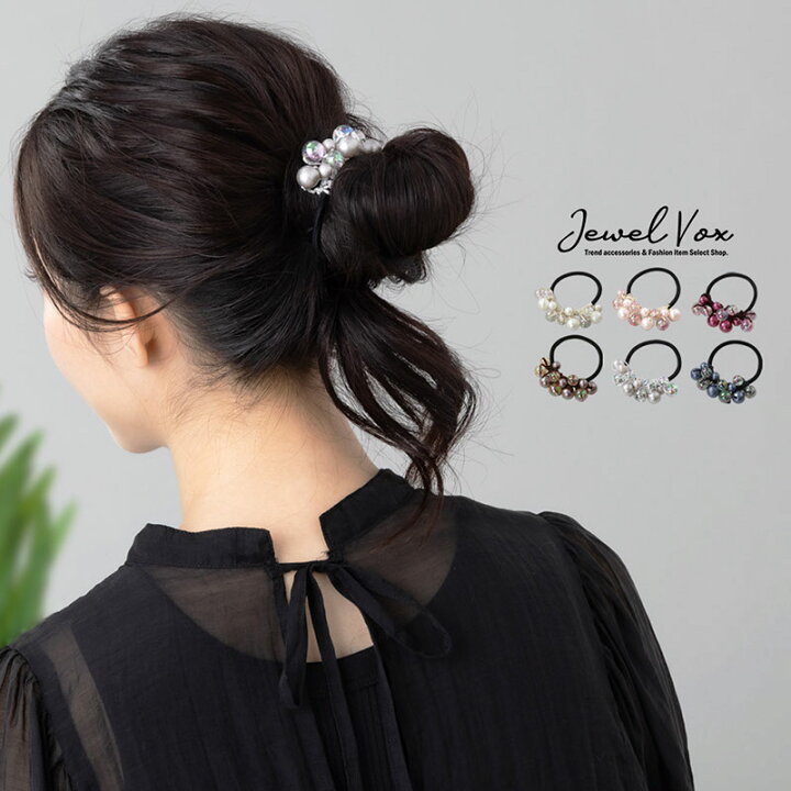 楽天市場】【メール便送料無料】 ヘアゴム ヘアアクセ ヘアポニー 