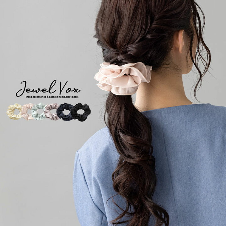 楽天市場】【メール便送料無料】 シュシュ ヘアゴム ヘアアクセサリー 