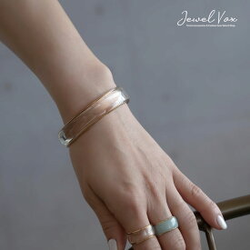 【メール便送料無料】 バングル ブレスレット レディース ニッケルフリー 金属アレルギー クリア 春夏 重ね付け おしゃれ ブラック シンプル 普段使い デイリー カジュアル オケージョン ギフト プレゼント 30代 40代 50代