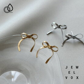 【自分で選べる◆セット割り対象商品】 【メール便送料無料】 ピアス ステンレス レディース 金属アレルギー サージカルステンレス りぼん リボン ワンポイント スネークチェーン つけっぱなし 普段使い 大人 かわいい オシャレ オケージョン 結婚式