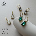 【2/10・11は20%OFFクーポン+P10倍】 【メール便送料無料】 ピアス ステンレス製 レディース 金属アレルギー サージカルステンレス 2way フープ スクエア ストーン ゴールド クリア グリーン グレー ベージュ 大ぶり つけっぱなし シンプル カジュアル