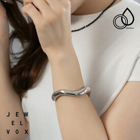 バングル ブレスレット ステンレス製 金属アレルギー サージカルステンレス ニュアンス ゴールド シルバー シンプル ごつめ 大ぶり デイリー カジュアル オケージョン 普段使い 大人かわいい オシャレ 女性