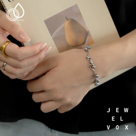 ブレスレット レディース ステンレス製 金属アレルギー サージカルステンレス メタルボール ニュアンス シルバー シンプル ごつめ オケージョン 大人かわいい オシャレ 30代 40代