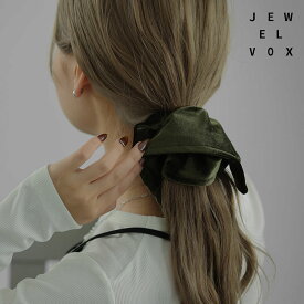 【12/11 09:59まで！超目玉】 【メール便送料無料】 シュシュ レディース ヘアゴム ヘアアクセ ファッション雑貨 ベロア スクエア ブラック ワイン グレー グリーン まとめ髪 ヘアアレンジ シンプル 普段使い デイリー カジュアル 仕事 オフィス