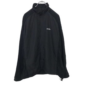 【中古】【古着】 ellesse フリース L エレッセ ワンポイント ブラック 古着卸 アメリカ仕入 t2108-3237