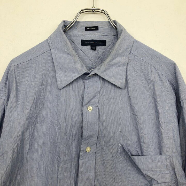 楽天市場】【中古】【古着】 TOMMY HILFIGER 長袖シャツ サイズ表記 17 