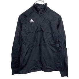 【中古】【古着】 adidas ジャージジャケット キッズ 130cm～ ブラック アディダス スポーツ 古着卸 アメリカ仕入 t2110-4074