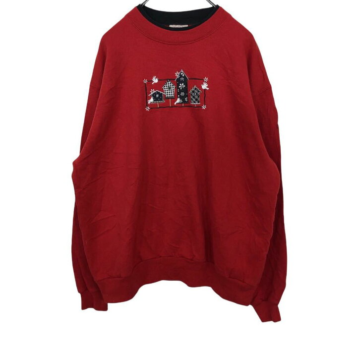 楽天市場】【中古】【古着】 TOP STITCH スウェット レディース M～ 赤  