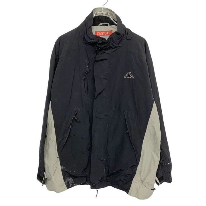 楽天市場】【中古】【古着】 Kappa ナイロンジャケット XL～ ブラック  