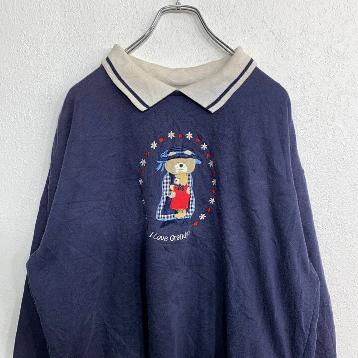 楽天市場】【中古】【古着】 襟付きスウェットトレーナー レディース L  