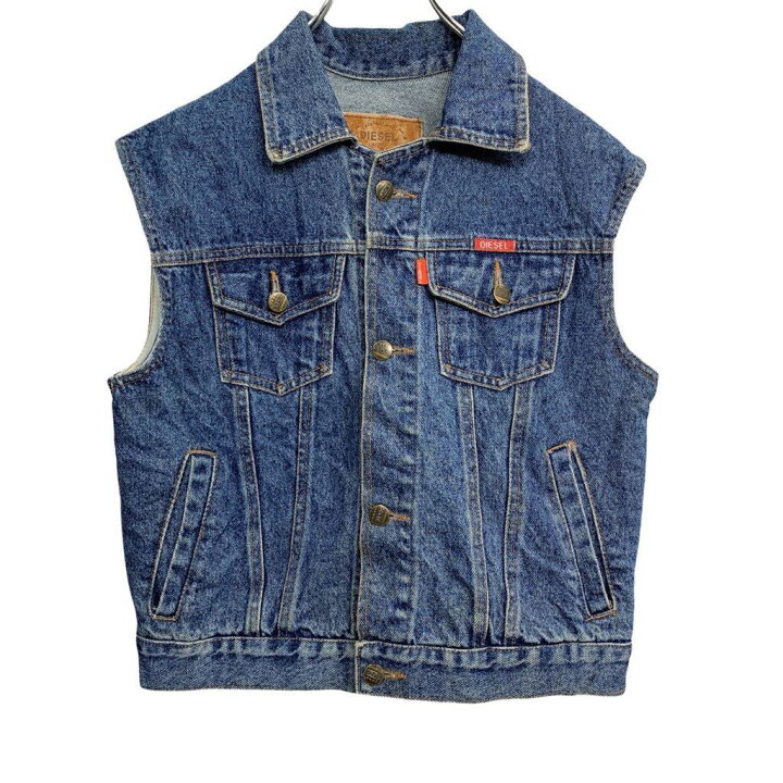 楽天市場】【中古】【古着】 DIESEL デニムベスト キッズサイズ 146 M 