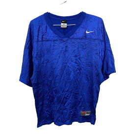 【中古】【古着】 NIKE ゲームシャツ レディース XLサイズ ナイキ スポーツ メッシュ ブルー 古着卸 アメリカ仕入 t2206-3667