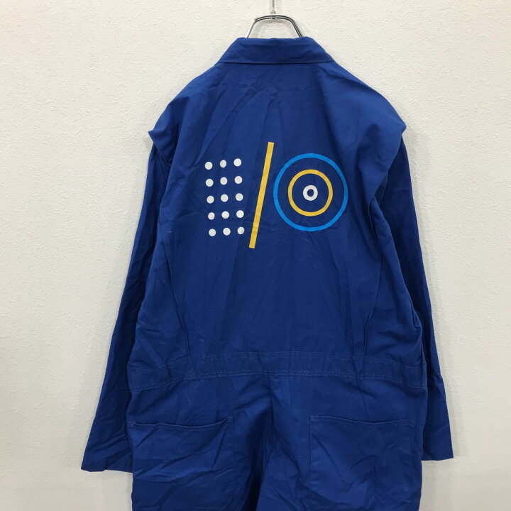 RED KAP 長袖つなぎ W45 サイズ表記48-RG ワークウェア 作業服 ブルー 古着卸 アメリカ仕入 t2207-3771 古着屋DEN REDKAP ツナギ 48RG