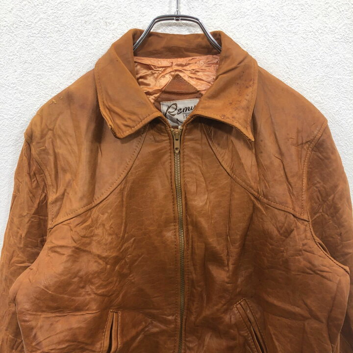 楽天市場】【中古】【古着】 REMY レザージャケット Lサイズ レミー 