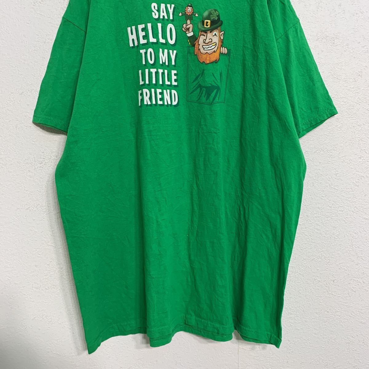 楽天市場】半袖 プリント Tシャツ XL グリーン キャラクラー ビッグ