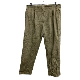 【中古】【古着】 Wrangler チノパン W40 ラングラー タックパンツ ビッグサイズ ベージュ メキシコ製 古着卸 アメリカ仕入 2303-224