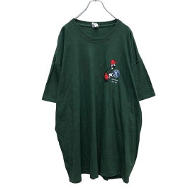 【中古】【古着】 PORT&COMPANY 半袖 プリント Tシャツ 3XL グリーン ビッグサイズ 古着卸 アメリカ仕入 a503-7006