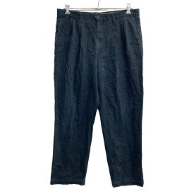 【中古】【古着】 DOCKERS チノパン W38 ドッカーズ タックパンツ ビッグサイズ ブラックメキシコ製 古着卸 アメリカ仕入 2304-322