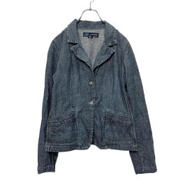 【中古】【古着】 jeans wear デニムジャケット Mサイズ テーラードジャケット ジージャン 古着卸 アメリカ仕入れ a402-5412