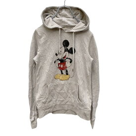 【中古】【古着】 H&M×Disney プリントスウェットパーカー XSサイズ レディース ミッキー 灰色 グレー 古着卸 アメリカ仕入れ a402-5709